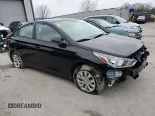 2019 Hyundai Accent SE with VIN 3KPC24A35KE064603, listed as a Copart auction lot 68986052 with 53,242 mi miles and . Bid and sale history available at DreamBid. Image 4.