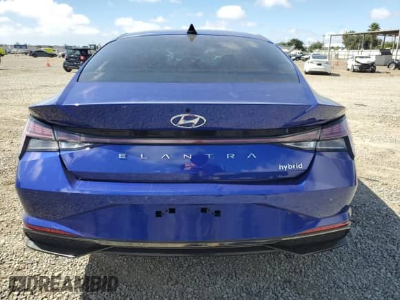2022 Hyundai Elantra Limited with VIN KMHLN4AJ1NU018824, listed as a Copart auction lot 85382655 with 39,294 mi miles and Salvage title. Bid and sale history available at DreamBid. Image 6.