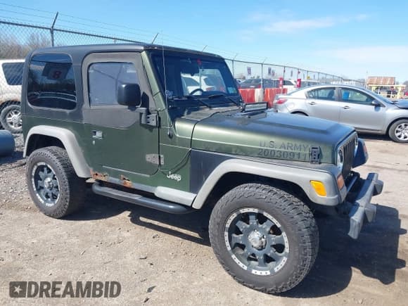 ✅ 2006 Jeep Wrangler SE • VIN: 1J4FA29116P763914 • Lot: 42140140. Listed on IAAI with 107,161 mi. Free auction sales archive from the USA and detailed vehicle history report at DreamBid. Image 1.