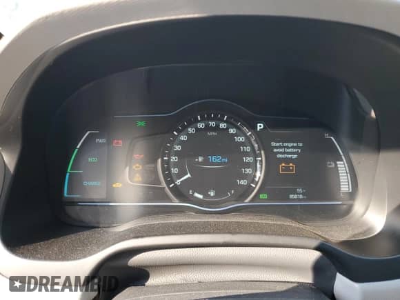 2017 Hyundai Ioniq SEL with VIN KMHC75LC4HU020635, listed as a Copart auction lot 85342225 with 85,818 mi miles and Salvage title. Bid and sale history available at DreamBid. Image 9.