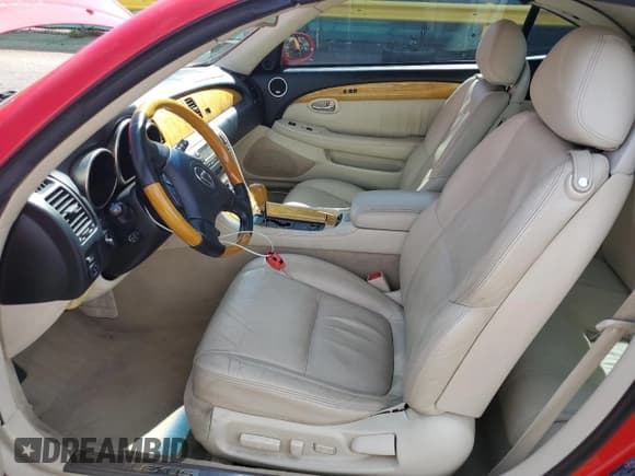 ✅ 2002 Lexus SC 430 • VIN: JTHFN48Y420012862 • Lot: 84610715. Listed on Copart with 75,093 mi. Free auction sales archive from the USA and detailed vehicle history report at DreamBid. Image 7.
