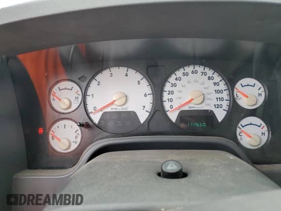 2006 Dodge 1500 SLT с VIN 1D7HU18N56S678677, выставлен на аукционе Copart как лот 48652354 с пробегом 174 650 миль миль и Списание • Salvage title. История ставок и продаж доступна на DreamBid. Изображение 9.