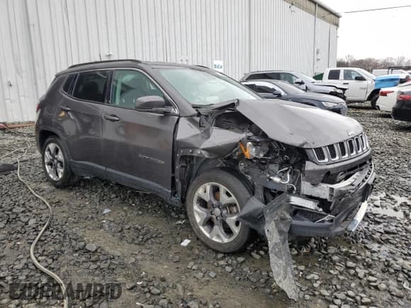 ✅ 2021 Jeep Compass Limited • VIN: 3C4NJCCB5MT526425 • Lot: 49160975. Listed on Copart with 73,588 mi. Free auction sales archive from the USA and detailed vehicle history report at DreamBid. Image 4.