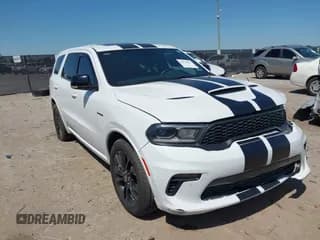 ✅ 2021 Dodge Durango R/T • VIN: 1C4SDHCT4MC803173 • Lot: 42074817. Listed on IAAI with 124,481 mi. Free auction sales archive from the USA and detailed vehicle history report at DreamBid. Image 1.