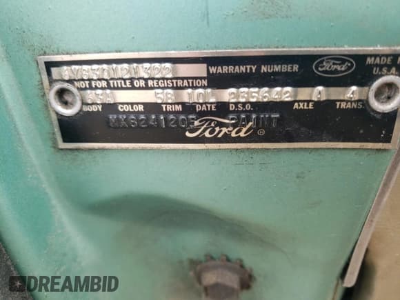 ✅ 1966 Ford Thunderbird • VIN: 6Y83Q121322 • Лот: 53203085. Опубликован ранее на Copart с пробегом 93 974 миль. Бесплатный доступ к архиву аукционных продаж из США и подробный отчёт об истории автомобиля на DreamBid. Изображение 12.