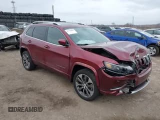 ✅ 2019 Jeep Cherokee Overland • VIN: 1C4PJMJN5KD284301 • Лот: 41724604. Опубликован ранее на IAAI с пробегом 43 892 миль. Бесплатный доступ к архиву аукционных продаж из США и подробный отчёт об истории автомобиля на DreamBid. Изображение 1.