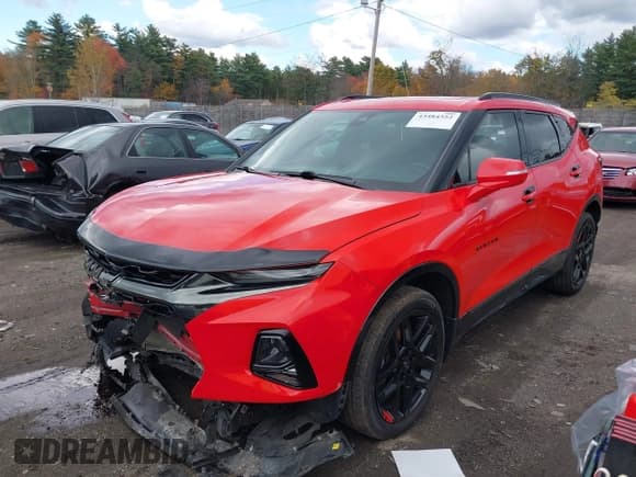 ✅ 2020 Chevrolet Blazer RS • VIN: 3GNKBKRS1LS605572 • Lot: 43484552. Listed on IAAI with 30,653 mi. Free auction sales archive from the USA and detailed vehicle history report at DreamBid. Image 22.