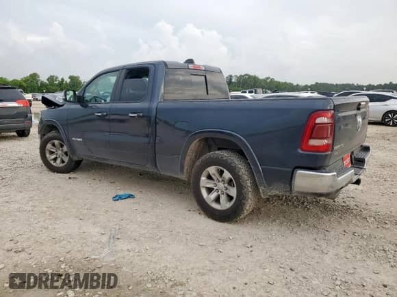 2020 Ram 1500 Laramie with VIN 1C6RREDTXLN277610, listed as a Copart auction lot 59911485 with 122,315 mi miles and Clean title. Bid and sale history available at DreamBid. Image 2.