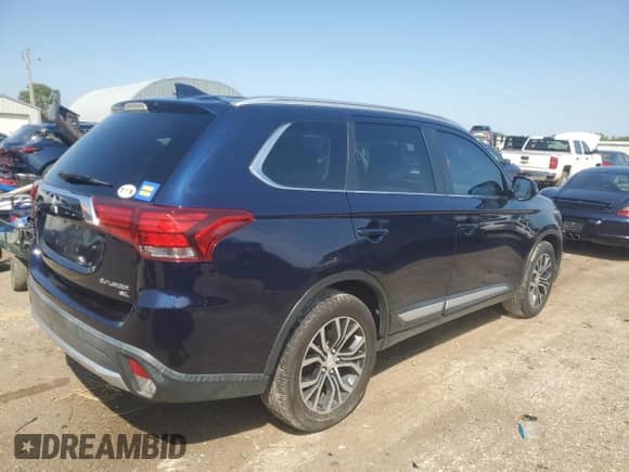 2018 Mitsubishi Outlander SE with VIN JA4AD3A34JJ001614, listed as a Copart auction lot 80107225 with 100,279 mi miles and Salvage title. Bid and sale history available at DreamBid. Image 3.