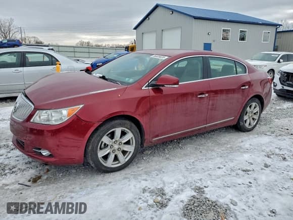 ✅ 2010 Buick LaCrosse CXL • VIN: 1G4GD5EG2AF141233 • Lot: 96409635. Listed on Copart with Not provided. Free auction sales archive from the USA and detailed vehicle history report at DreamBid. Image 1.