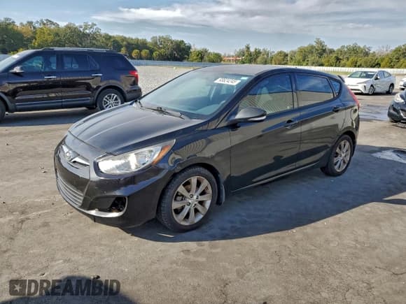 ✅ 2013 Hyundai Accent SE • VIN: KMHCU5AE5DU076929 • Lot: 93824245. Listed on Copart with 124,332 mi. Free auction sales archive from the USA and detailed vehicle history report at DreamBid. Image 1.