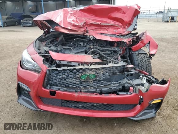 ✅ 2018 Infiniti Q50 Red Sport 400 • VIN: JN1FV7AR1JM481438 • Lot: 86255865. Listed on Copart with 75,005 mi. Free auction sales archive from the USA and detailed vehicle history report at DreamBid. Image 5.