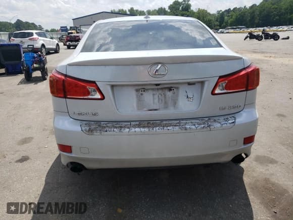 ✅ 2010 Lexus IS 250 • VIN: JTHBF5C24A5123479 • Lot: 55631345. Listed on Copart with Not provided. Free auction sales archive from the USA and detailed vehicle history report at DreamBid. Image 6.