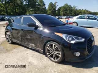 2016 Hyundai Veloster Turbo z VIN KMHTC6AE9GU255486, wystawiony jako Copart lot #73153364 z przebiegiem 106 342 mil mil oraz Szkoda całkowita • Salvage title. Historia ofert i sprzedaży dostępna na DreamBid. Obrazek 4.