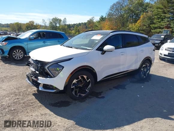 ✅ 2023 Kia Sportage SX-Prestige • VIN: 5XYK53AF9PG132662 • Lot: 43481019. Listed on IAAI with 43,594 mi. Free auction sales archive from the USA and detailed vehicle history report at DreamBid. Image 2.