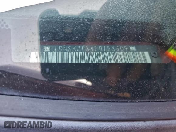 ✅ 2011 Chevrolet Suburban LT • VIN: 1GNSKJE34BR138609 • Lot: 94406865. Listed on Copart with 177,048 mi. Free auction sales archive from the USA and detailed vehicle history report at DreamBid. Image 13.