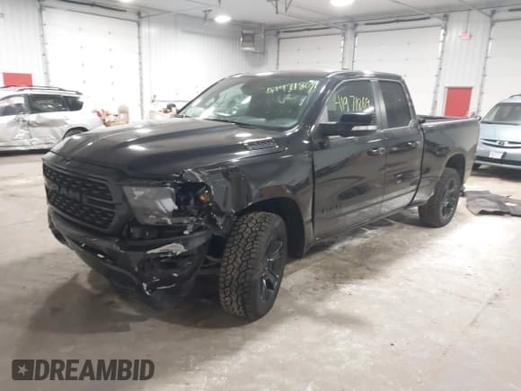✅ 2022 Ram 1500 Big Horn • VIN: 1C6SRFBT2NN281888 • Lot: 41971869. Listed on IAAI with 112,527 mi. Free auction sales archive from the USA and detailed vehicle history report at DreamBid. Image 17.