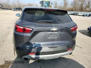 2021 Chevrolet Blazer LT with VIN 3GNKBBRA3MS577654, listed as a Copart auction lot 81276443 with 25,402 mi miles and . Bid and sale history available at DreamBid. Image 6.