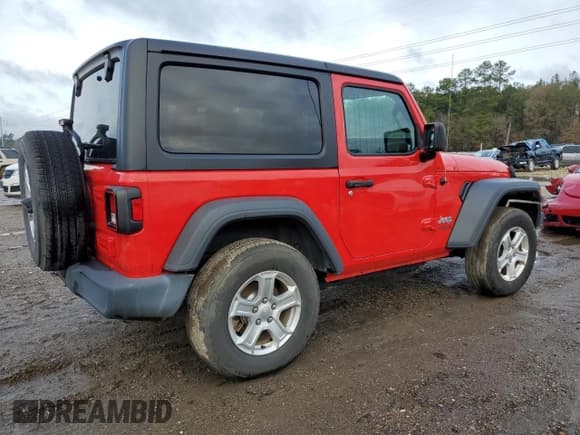 ✅ 2020 Jeep Wrangler Willys • VIN: 1C4GJXAG8LW180801 • Lot: 87551435. Listed on Copart with 71,216 mi. Free auction sales archive from the USA and detailed vehicle history report at DreamBid. Image 3.