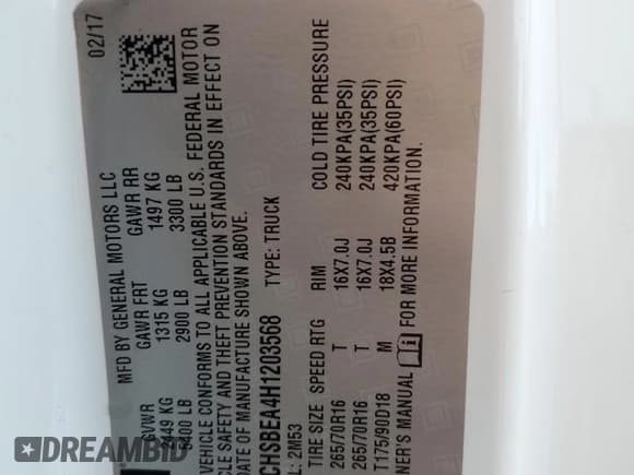 ✅ 2017 Chevrolet Colorado 2WD WT • VIN: 1GCHSBEA4H1203568 • Lot: 92033575. Wystawiony na Copart z przebiegiem 121 065 mil. Bezpłatny archiwum sprzedaży aukcyjnych z USA i szczegółowy raport historii pojazdu na DreamBid. Zdjęcie 12.