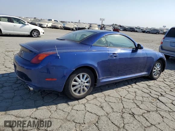 ✅ 2002 Lexus SC 430 • VIN: JTHFN48Y220001763 • Lot: 68249625. Wystawiony na Copart z przebiegiem 181 656 mil. Bezpłatny archiwum sprzedaży aukcyjnych z USA i szczegółowy raport historii pojazdu na DreamBid. Zdjęcie 3.