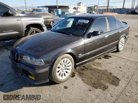 1998 BMW 3 Series M3s with VIN WBSCD932XWEE08919, listed as a Copart auction lot 84434704 with Not provided miles and Salvage title. Bid and sale history available at DreamBid. Image 1.