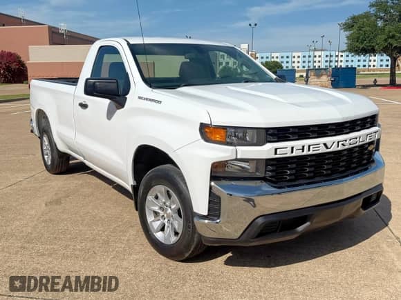 2022 Chevrolet Silverado 1500 Work Truck z VIN 3GCNWAED4NG187204, wystawiony jako Copart lot #67396145 z przebiegiem 84 883 mil mil oraz Czysty tytuł • Clean title. Historia ofert i sprzedaży dostępna na DreamBid. Obrazek 1.
