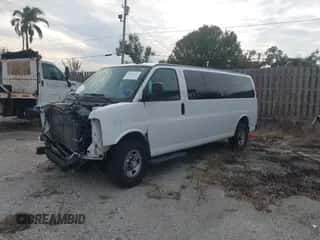2018 Chevrolet Express Passenger LT с VIN 1GAZGPFG8J1250980, выставлен на аукционе IAAI как лот 41346087 с пробегом Не указан миль и . История ставок и продаж доступна на DreamBid. Изображение 2.