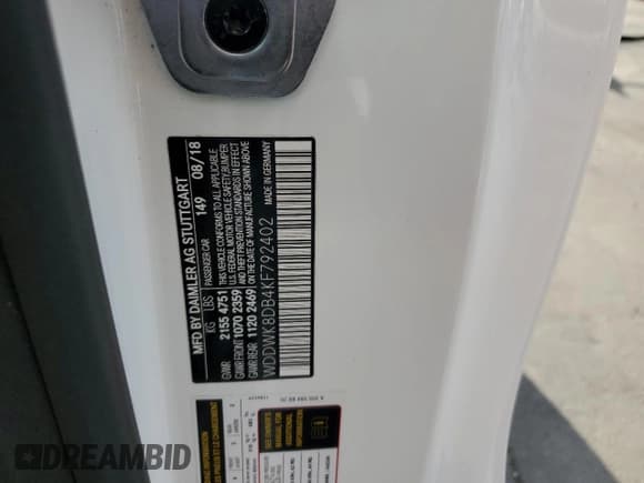 ✅ 2019 Mercedes-Benz C 300 • VIN: WDDWK8DB4KF792402 • Lot: 48070115. Wystawiony na Copart z przebiegiem 45 648 mil. Bezpłatny archiwum sprzedaży aukcyjnych z USA i szczegółowy raport historii pojazdu na DreamBid. Zdjęcie 13.