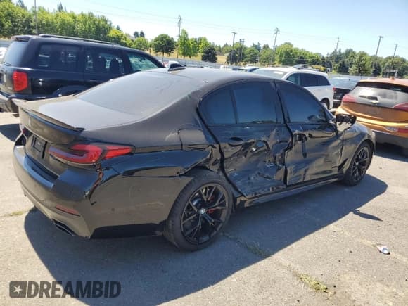 ✅ 2023 BMW 5 Series 540i xDrive • VIN: WBA73BJ02PWX99963 • Lot: 63969205. Listed on Copart with 27,720 mi. Free auction sales archive from the USA and detailed vehicle history report at DreamBid. Image 3.
