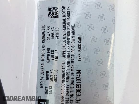 ✅ 2014 Chevrolet Camaro LT • VIN: 2G1FC1E38E9197404 • Lot: 91503255. Wystawiony na Copart z przebiegiem 116 289 mil. Bezpłatny archiwum sprzedaży aukcyjnych z USA i szczegółowy raport historii pojazdu na DreamBid. Zdjęcie 12.