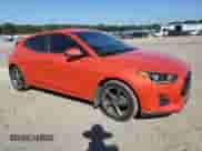 2019 Hyundai Veloster 2.0 with VIN KMHTG6AF1KU010543, listed as a Copart auction lot 74552744 with 62,040 mi miles and Salvage title. Bid and sale history available at DreamBid. Image 4.