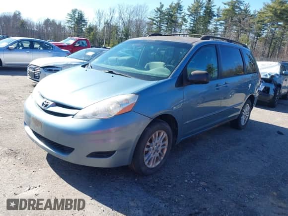 2009 Toyota Sienna LE with VIN 5TDBK23C39S024694, listed as a IAAI auction lot 41832339 with Not provided miles and . Bid and sale history available at DreamBid. Image 2.