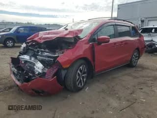 ✅ 2025 Honda Odyssey EX-L • VIN: 5FNRL6H64SB037647 • Лот: 81836075. Опубликован ранее на Copart с пробегом 10 429 миль. Бесплатный доступ к архиву аукционных продаж из США и подробный отчёт об истории автомобиля на DreamBid. Изображение 1.