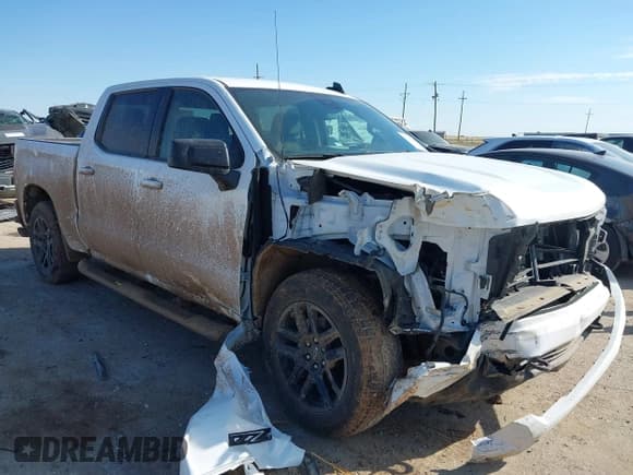✅ 2024 Chevrolet Silverado 1500 Custom • VIN: 1GCPDBEK4RZ186840 • Lot: 43362340. Listed on IAAI with 23,226 mi. Free auction sales archive from the USA and detailed vehicle history report at DreamBid. Image 1.