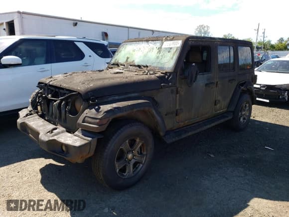 ✅ 2021 Jeep Wrangler Unlimited Willys • VIN: 1C4HJXDN5MW858145 • Lot: 50588805. Listed on Copart with Not provided. Free auction sales archive from the USA and detailed vehicle history report at DreamBid. Image 1.