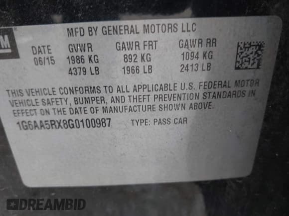 ✅ 2016 Cadillac ATS Standard RWD • VIN: 1G6AA5RX8G0100987 • Lot: 43731742. Wystawiony na IAAI z przebiegiem 144 860 mil. Bezpłatny archiwum sprzedaży aukcyjnych z USA i szczegółowy raport historii pojazdu na DreamBid. Zdjęcie 9.