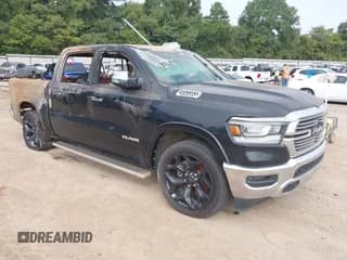 ✅ 2020 Ram 1500 Laramie • VIN: 1C6SRFJT1LN227741 • Lot: 43389406. Listed on IAAI with Not provided. Free auction sales archive from the USA and detailed vehicle history report at DreamBid. Image 1.