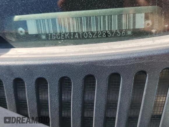 ✅ 2003 Chevrolet Silverado 1500 LS • VIN: 1GCEK14T03Z283736 • Lot: 71028065. Listed on Copart with 184,421 mi. Free auction sales archive from the USA and detailed vehicle history report at DreamBid. Image 12.