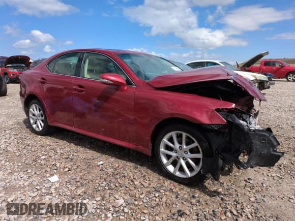 ✅ 2012 Lexus IS 250 • VIN: JTHCF5C27C5059137 • Lot: 57426615. Listed on Copart with Not provided. Free auction sales archive from the USA and detailed vehicle history report at DreamBid. Image 4.