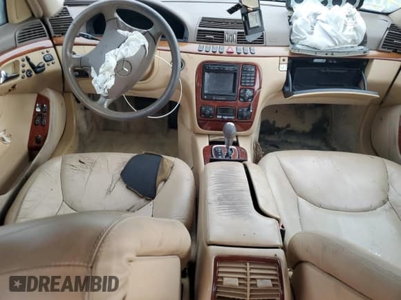 ✅ 2001 Mercedes-Benz S 320/430/500 • VIN: WDBNG70J51A171663 • Лот: 71976915. Опубликован ранее на Copart с пробегом Не указан. Бесплатный доступ к архиву аукционных продаж из США и подробный отчёт об истории автомобиля на DreamBid. Изображение 8.