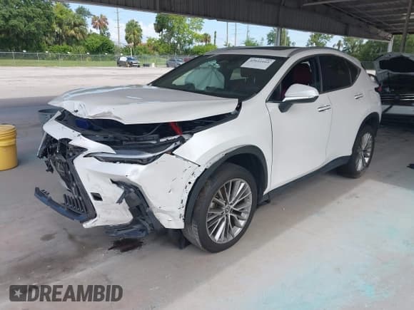 ✅ 2023 Lexus NX 350h Premium • VIN: 2T2GKCEZ2PC010333 • Лот: 42641664. Опубликован ранее на IAAI с пробегом 35 369 миль. Бесплатный доступ к архиву аукционных продаж из США и подробный отчёт об истории автомобиля на DreamBid. Изображение 2.