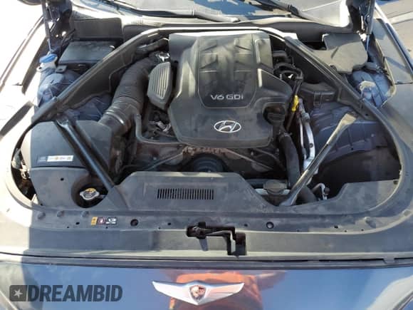 2016 Hyundai Genesis 3.8L with VIN KMHGN4JE9GU107581, listed as a Copart auction lot 77009224 with 108,136 mi miles and Clean title. Bid and sale history available at DreamBid. Image 12.