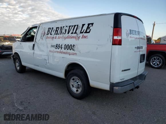 ✅ 2020 Chevrolet Express Cargo • VIN: 1GCWGAFG0L1242415 • Lot: 85867125. Listed on Copart with Not provided. Free auction sales archive from the USA and detailed vehicle history report at DreamBid. Image 2.