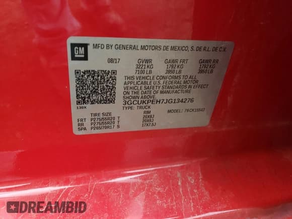 ✅ 2018 Chevrolet Silverado 1500 Work Truck • VIN: 3GCUKPEH7JG134276 • Лот: 61832014. Опубликован ранее на Copart с пробегом 113 793 миль. Бесплатный доступ к архиву аукционных продаж из США и подробный отчёт об истории автомобиля на DreamBid. Изображение 12.