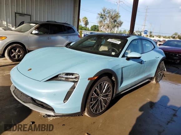 ✅ 2022 Porsche Taycan 4 • VIN: WP0BA2Y13NSA67673 • Лот: 52858563. Опубликован ранее на Copart с пробегом 10 690 миль. Бесплатный доступ к архиву аукционных продаж из США и подробный отчёт об истории автомобиля на DreamBid. Изображение 1.