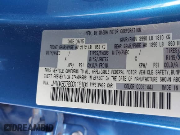 ✅ 2016 Mazda CX-3 Grand Touring • VIN: JM1DKBD78G0116104 • Lot: 43388218. Wystawiony na IAAI z przebiegiem 150 110 mil. Bezpłatny archiwum sprzedaży aukcyjnych z USA i szczegółowy raport historii pojazdu na DreamBid. Zdjęcie 9.