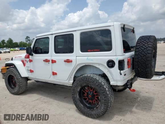 ✅ 2022 Jeep Wrangler Unlimited Sahara • VIN: 1C4HJXEG4NW254507 • Лот: 54151955. Опубликован ранее на Copart с пробегом 30 547 миль. Бесплатный доступ к архиву аукционных продаж из США и подробный отчёт об истории автомобиля на DreamBid. Изображение 2.