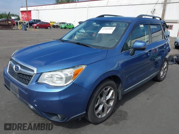 ✅ 2015 Subaru Forester Touring • VIN: JF2SJAWC8FH597570 • Lot: 43185804. Listed on IAAI with 116,334 mi. Free auction sales archive from the USA and detailed vehicle history report at DreamBid. Image 2.