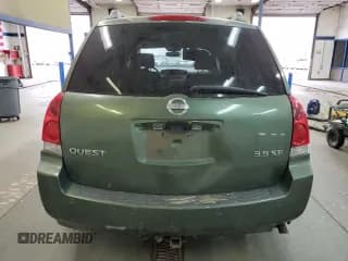 ✅ 2004 Nissan Quest SE • VIN: 5N1BV28U44N308032 • Lot: 73157214. Wystawiony na Copart z przebiegiem Nie podano. Bezpłatny archiwum sprzedaży aukcyjnych z USA i szczegółowy raport historii pojazdu na DreamBid. Zdjęcie 6.
